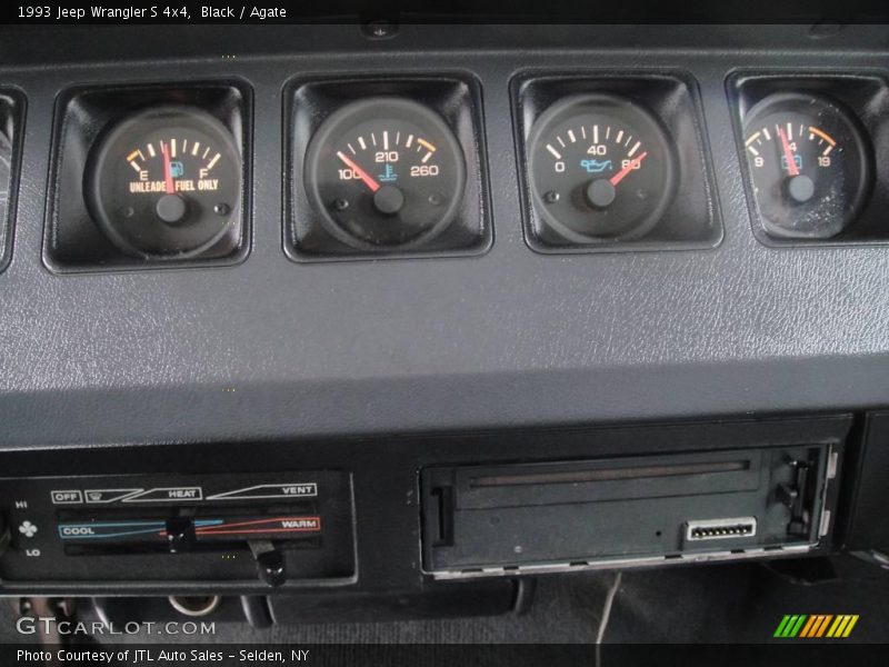 Black / Agate 1993 Jeep Wrangler S 4x4