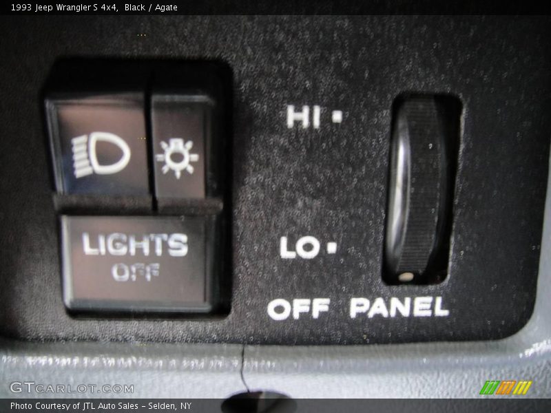 Black / Agate 1993 Jeep Wrangler S 4x4