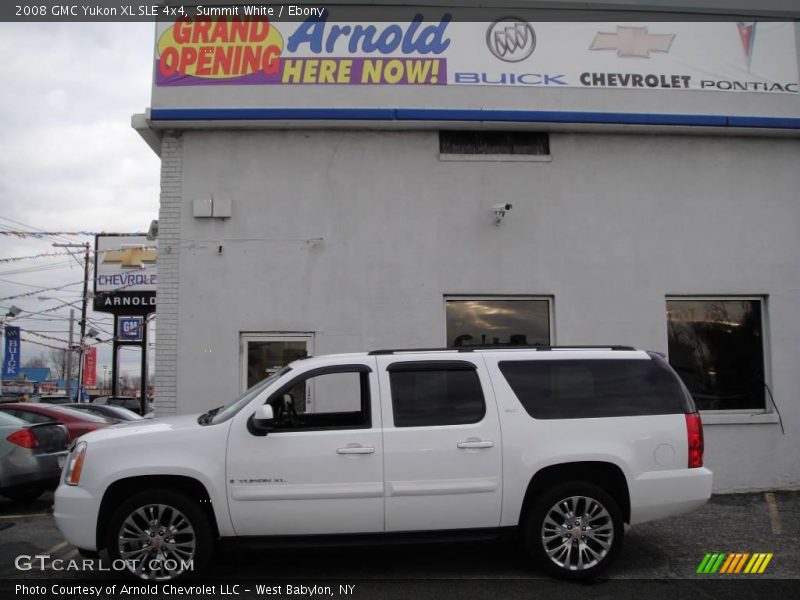 Summit White / Ebony 2008 GMC Yukon XL SLE 4x4