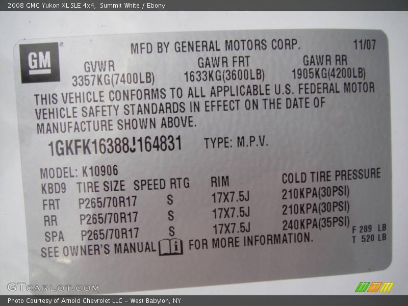 Summit White / Ebony 2008 GMC Yukon XL SLE 4x4