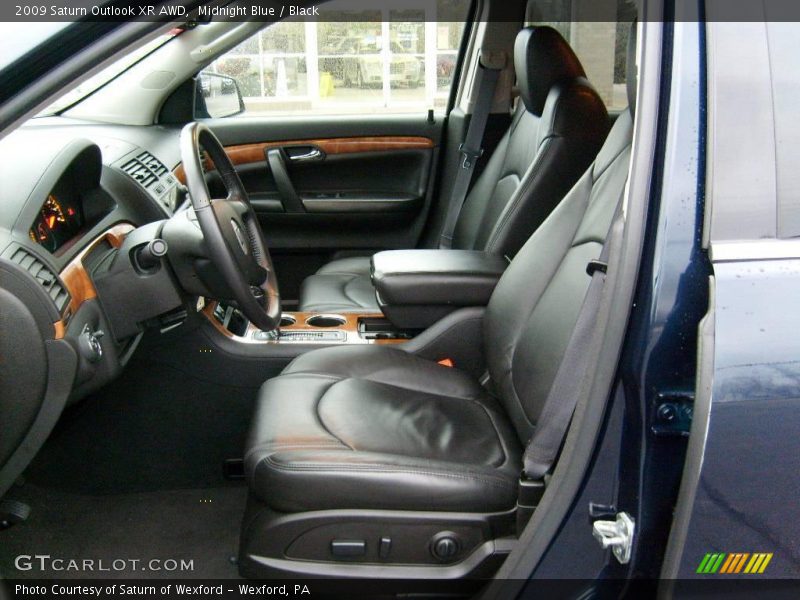Midnight Blue / Black 2009 Saturn Outlook XR AWD