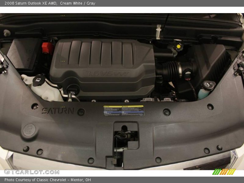 Cream White / Gray 2008 Saturn Outlook XE AWD
