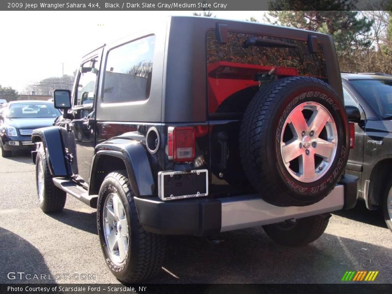 Black / Dark Slate Gray/Medium Slate Gray 2009 Jeep Wrangler Sahara 4x4