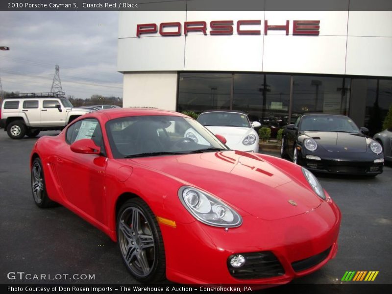 Guards Red / Black 2010 Porsche Cayman S