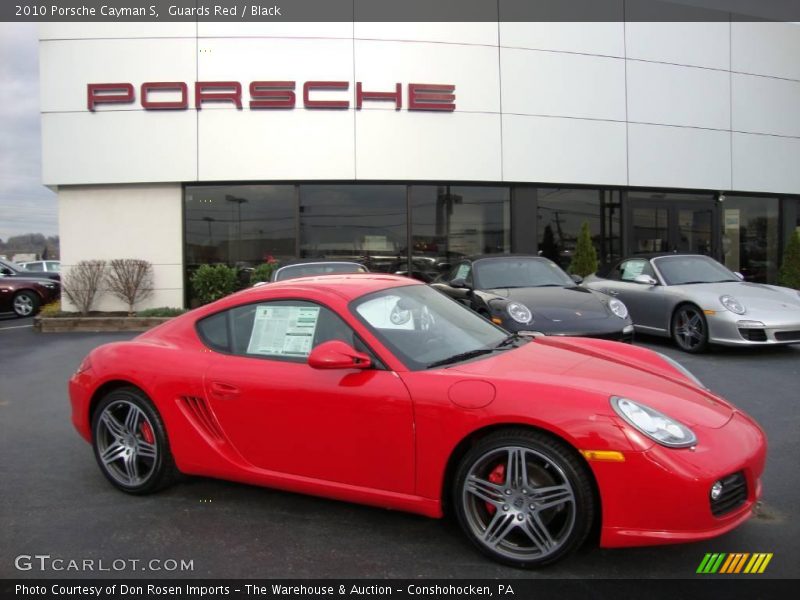 Guards Red / Black 2010 Porsche Cayman S