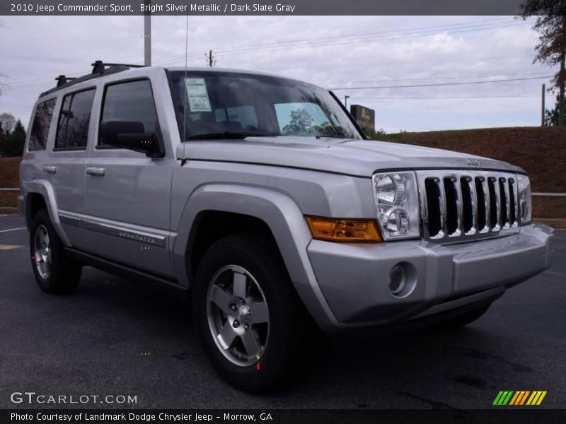 Bright Silver Metallic / Dark Slate Gray 2010 Jeep Commander Sport