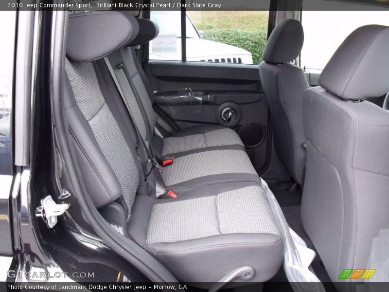 Brilliant Black Crystal Pearl / Dark Slate Gray 2010 Jeep Commander Sport