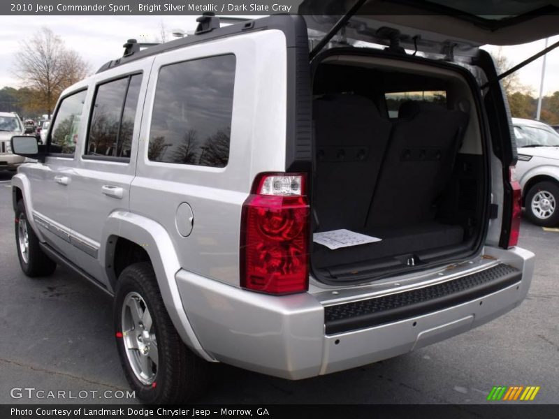 Bright Silver Metallic / Dark Slate Gray 2010 Jeep Commander Sport
