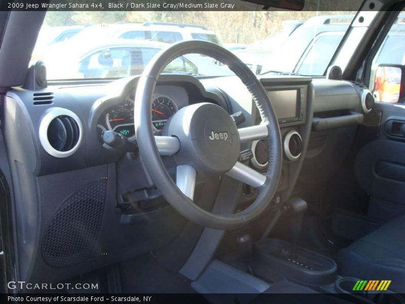 Black / Dark Slate Gray/Medium Slate Gray 2009 Jeep Wrangler Sahara 4x4
