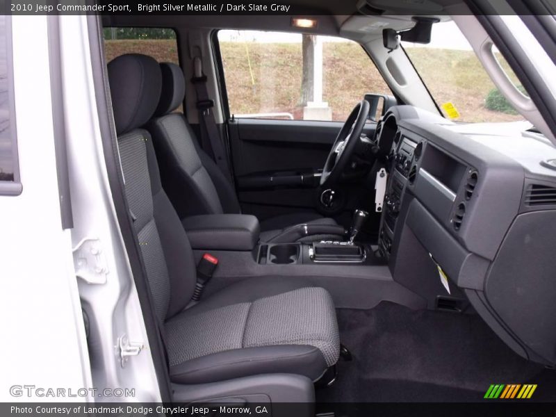 Bright Silver Metallic / Dark Slate Gray 2010 Jeep Commander Sport