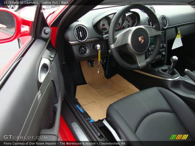Guards Red / Black 2010 Porsche Cayman S