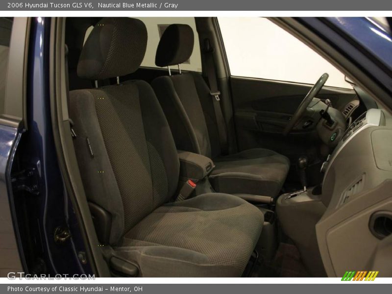 Nautical Blue Metallic / Gray 2006 Hyundai Tucson GLS V6