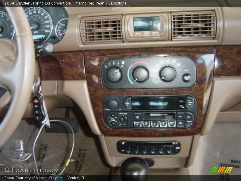 Inferno Red Pearl / Sandstone 2004 Chrysler Sebring LXi Convertible