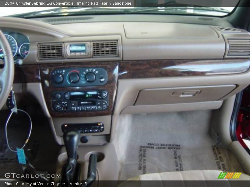 Inferno Red Pearl / Sandstone 2004 Chrysler Sebring LXi Convertible