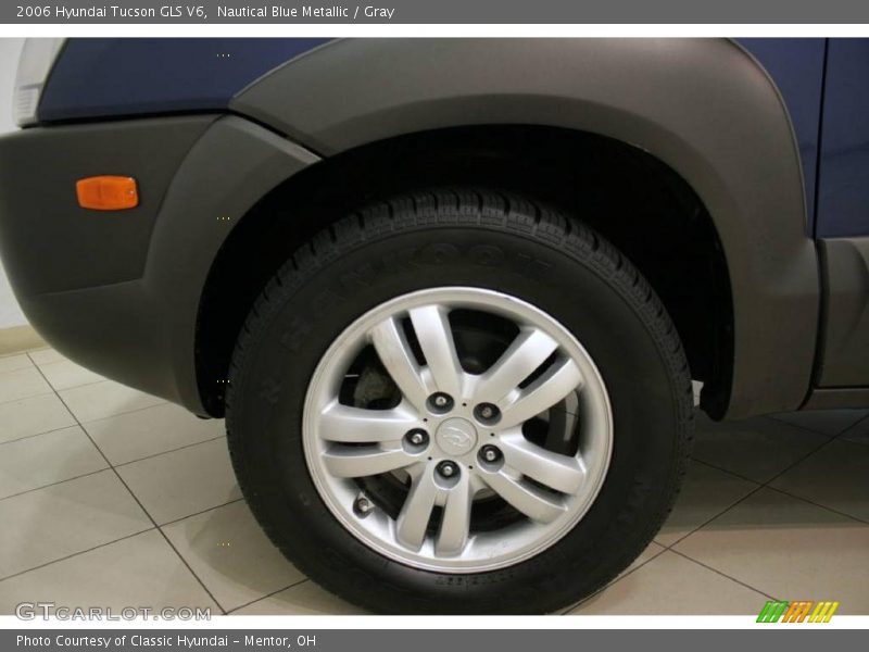 Nautical Blue Metallic / Gray 2006 Hyundai Tucson GLS V6