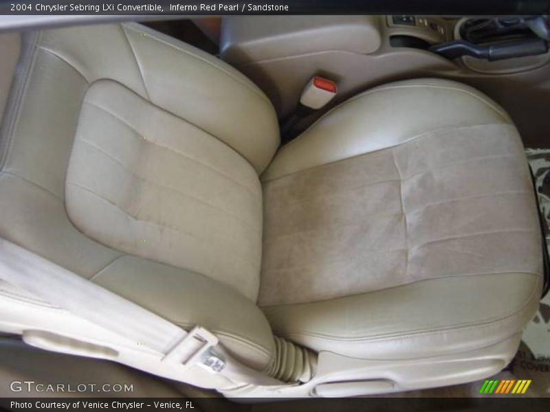 Inferno Red Pearl / Sandstone 2004 Chrysler Sebring LXi Convertible