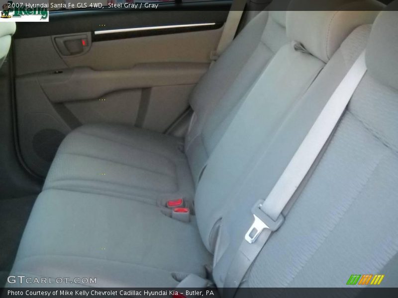 Steel Gray / Gray 2007 Hyundai Santa Fe GLS 4WD
