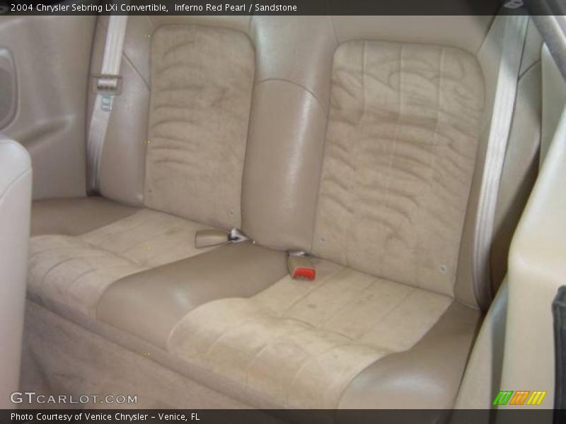 Inferno Red Pearl / Sandstone 2004 Chrysler Sebring LXi Convertible