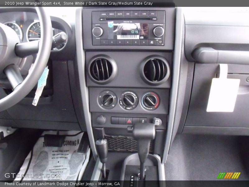 Stone White / Dark Slate Gray/Medium Slate Gray 2010 Jeep Wrangler Sport 4x4