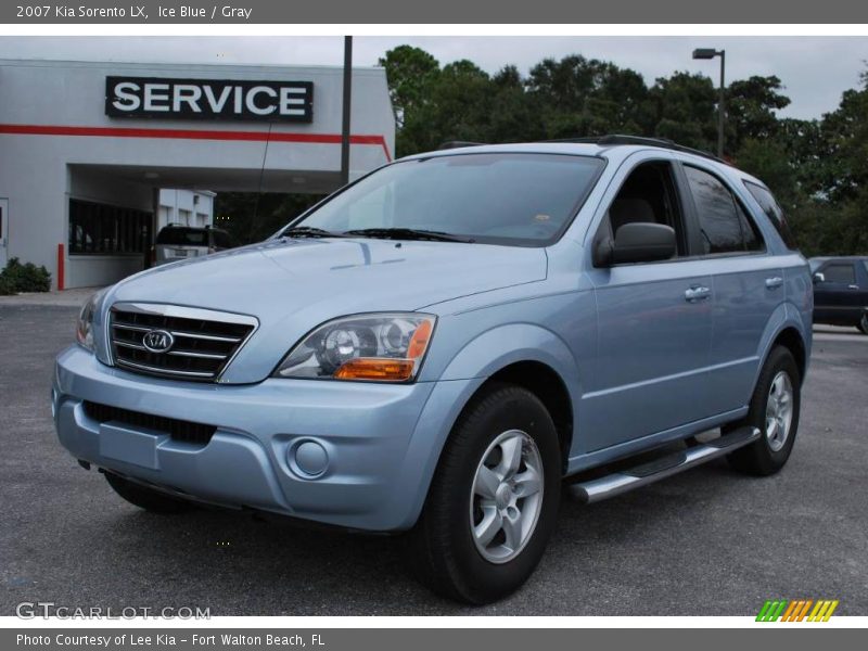 Ice Blue / Gray 2007 Kia Sorento LX