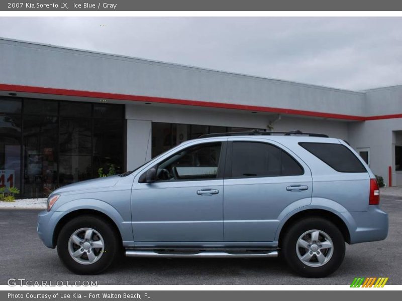 Ice Blue / Gray 2007 Kia Sorento LX