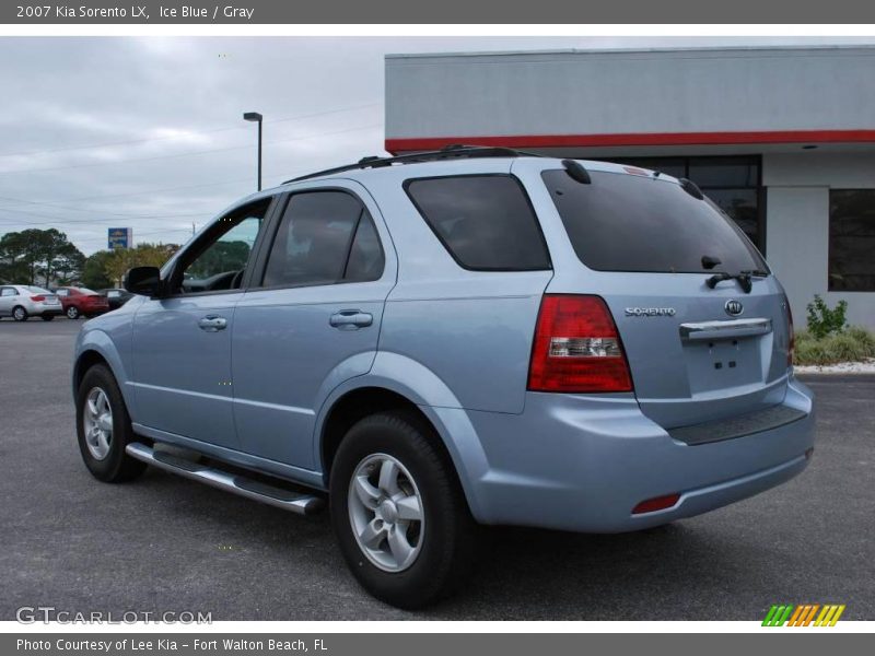 Ice Blue / Gray 2007 Kia Sorento LX