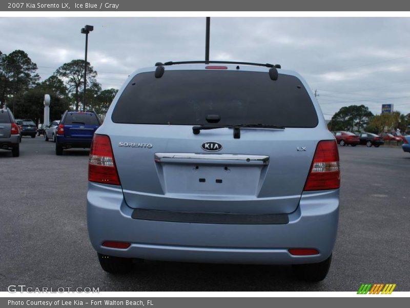 Ice Blue / Gray 2007 Kia Sorento LX