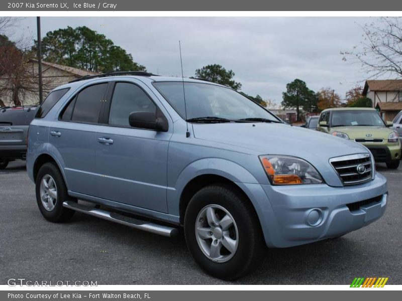 Ice Blue / Gray 2007 Kia Sorento LX