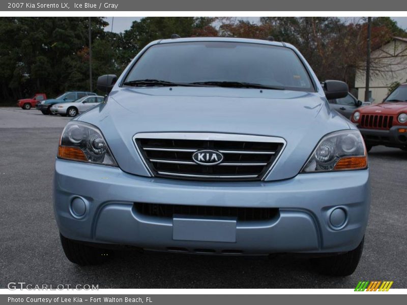 Ice Blue / Gray 2007 Kia Sorento LX