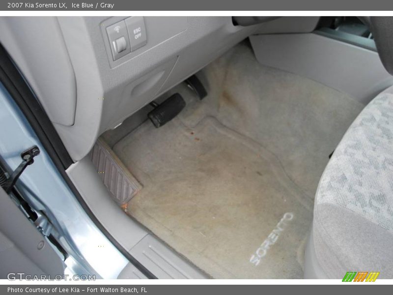 Ice Blue / Gray 2007 Kia Sorento LX