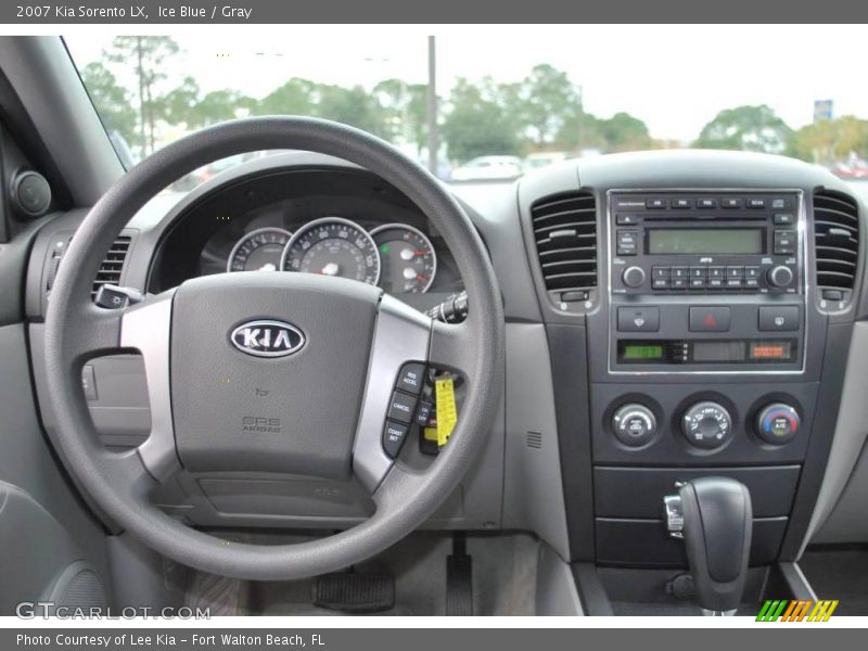 Ice Blue / Gray 2007 Kia Sorento LX