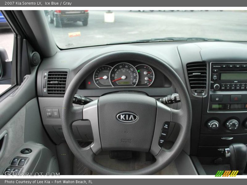 Ice Blue / Gray 2007 Kia Sorento LX
