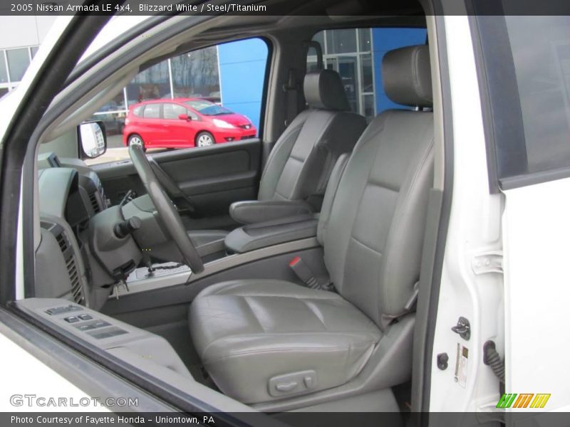 Blizzard White / Steel/Titanium 2005 Nissan Armada LE 4x4