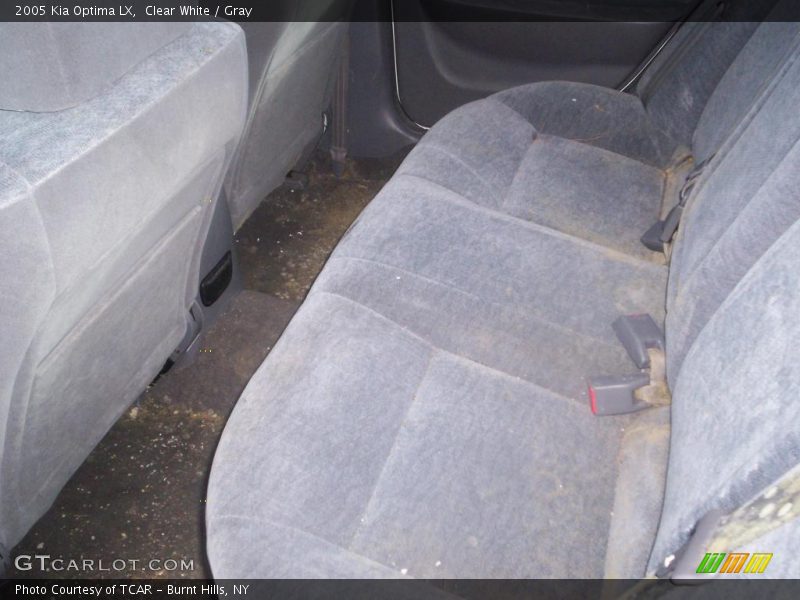 Clear White / Gray 2005 Kia Optima LX