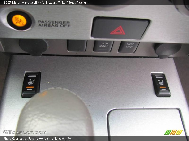 Blizzard White / Steel/Titanium 2005 Nissan Armada LE 4x4