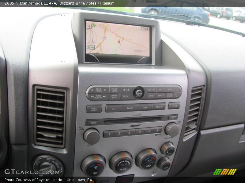 Blizzard White / Steel/Titanium 2005 Nissan Armada LE 4x4