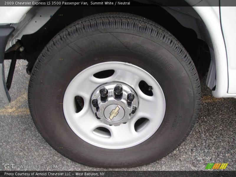 Summit White / Neutral 2009 Chevrolet Express LS 3500 Passenger Van