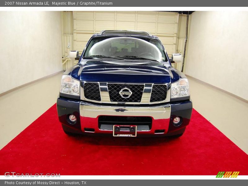 Majestic Blue / Graphite/Titanium 2007 Nissan Armada LE