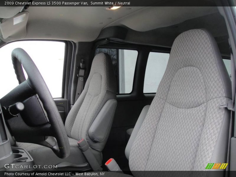 Summit White / Neutral 2009 Chevrolet Express LS 3500 Passenger Van