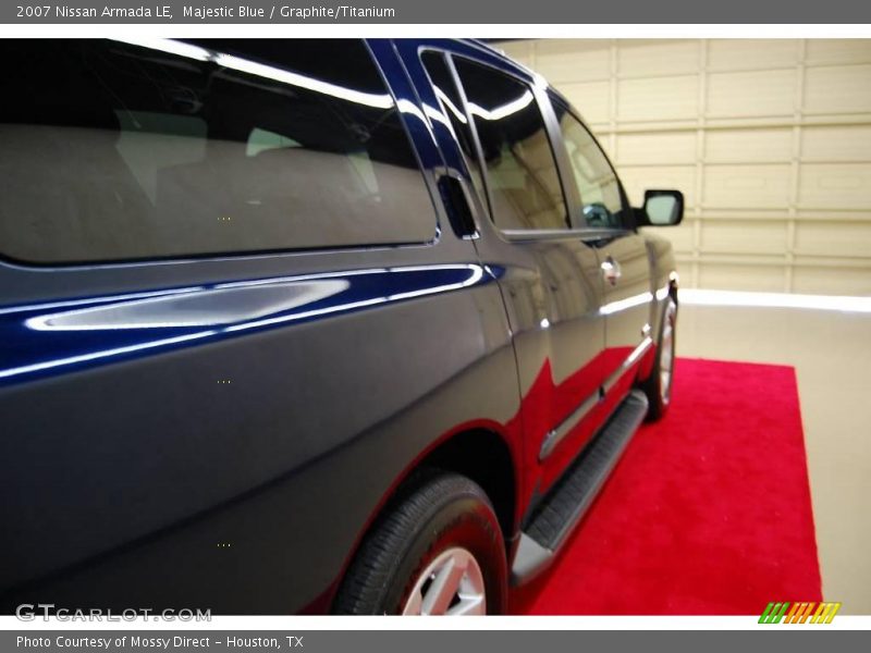 Majestic Blue / Graphite/Titanium 2007 Nissan Armada LE