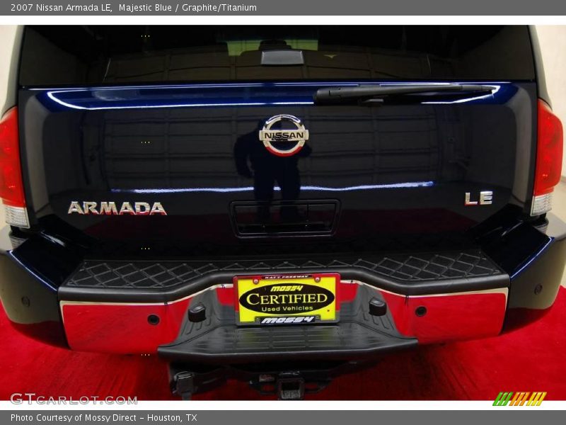 Majestic Blue / Graphite/Titanium 2007 Nissan Armada LE