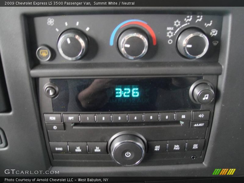 Summit White / Neutral 2009 Chevrolet Express LS 3500 Passenger Van