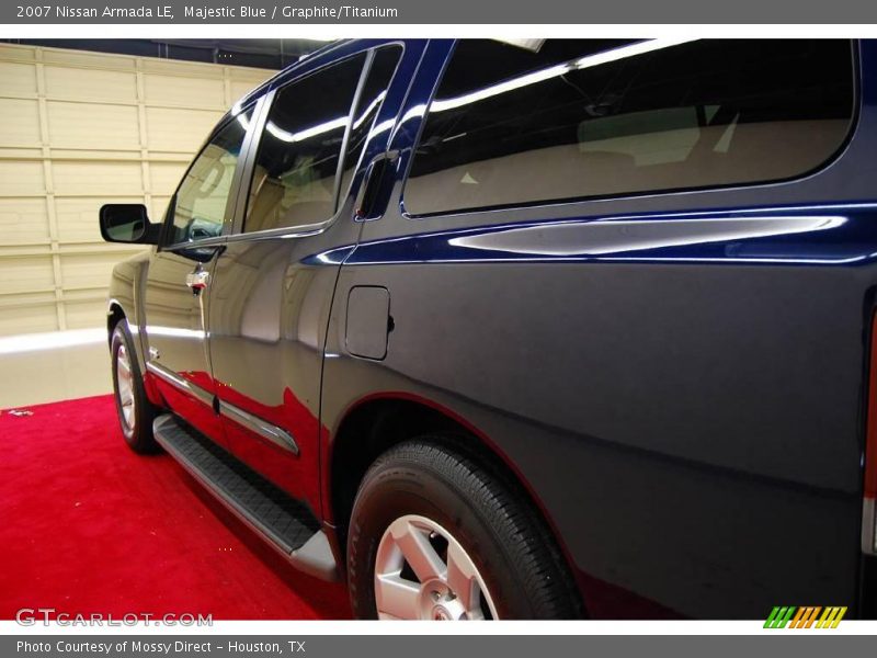 Majestic Blue / Graphite/Titanium 2007 Nissan Armada LE