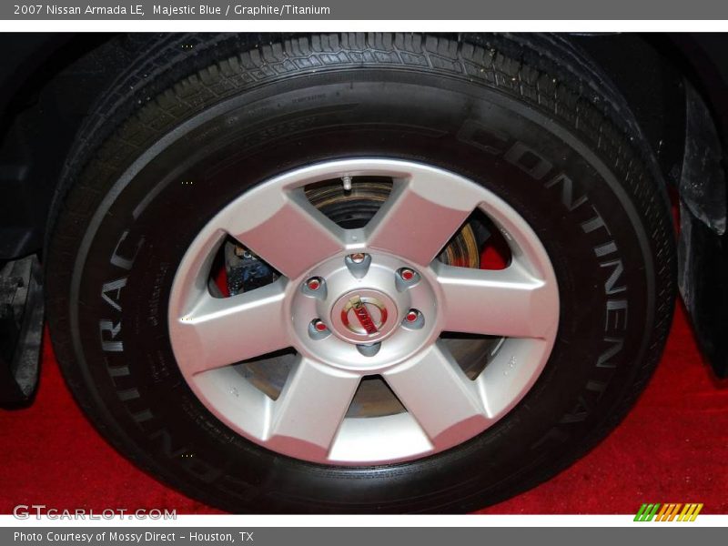 Majestic Blue / Graphite/Titanium 2007 Nissan Armada LE