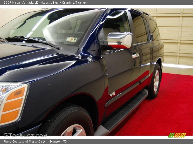 Majestic Blue / Graphite/Titanium 2007 Nissan Armada LE