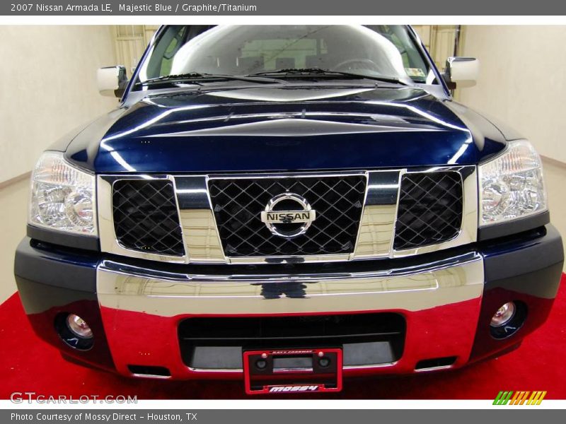 Majestic Blue / Graphite/Titanium 2007 Nissan Armada LE