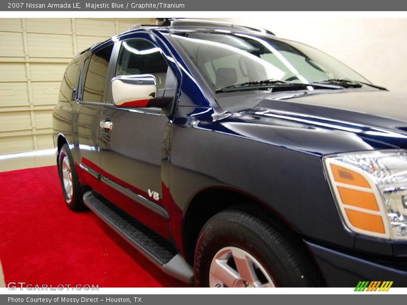 Majestic Blue / Graphite/Titanium 2007 Nissan Armada LE