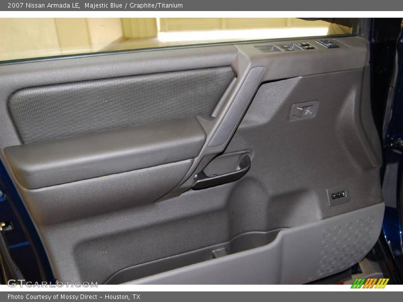 Majestic Blue / Graphite/Titanium 2007 Nissan Armada LE
