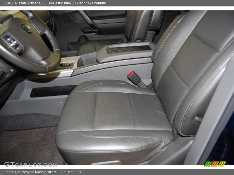 Majestic Blue / Graphite/Titanium 2007 Nissan Armada LE