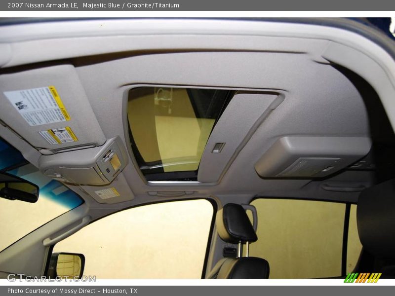 Majestic Blue / Graphite/Titanium 2007 Nissan Armada LE